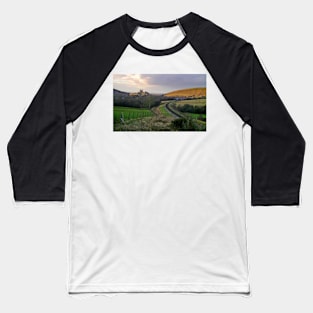 Deserted Railway Baseball T-Shirt